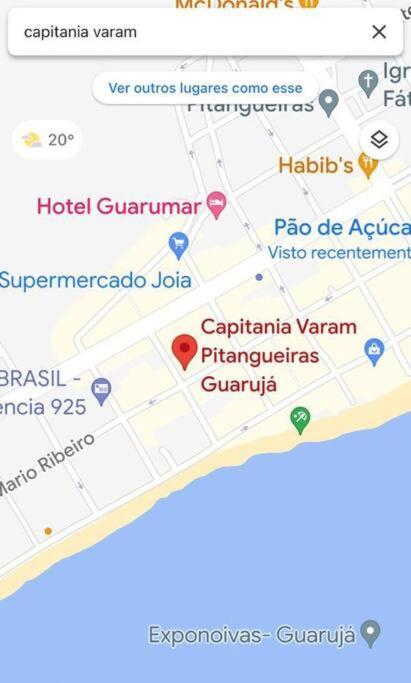 Flat Capitania Varam 143 Pitangueiras กัวรูจา ภายนอก รูปภาพ
